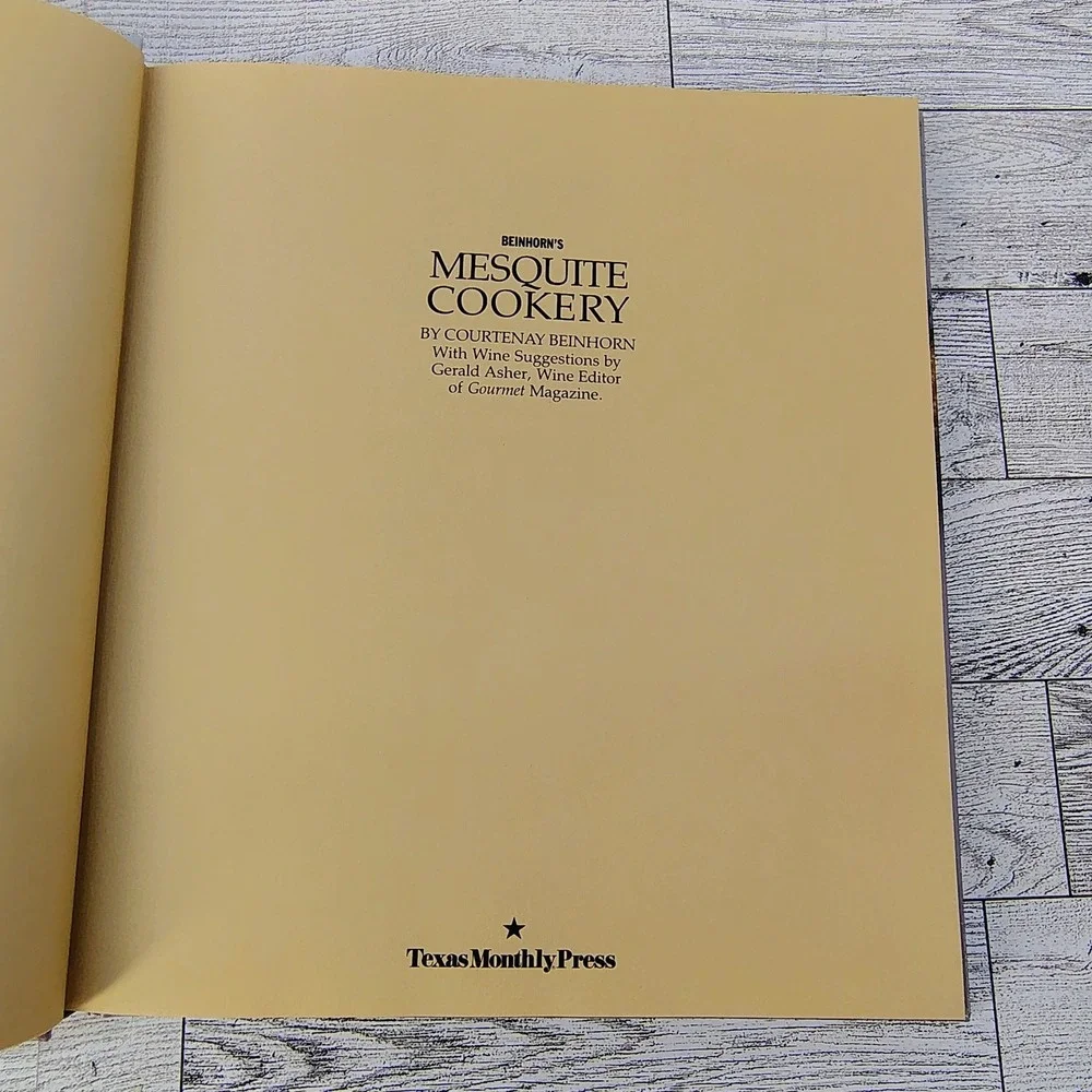 Mesquire Cookery Cookbook by Courtenay Beinhorn 1986 Hardcover